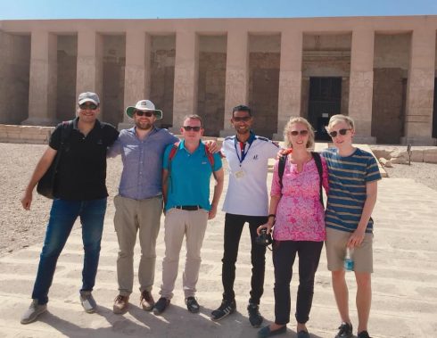 5 people posing for a photo | Travel Egypt Now