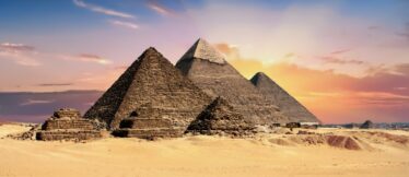 Great Pyramids of Giza at sunset | Travel Egypt now
