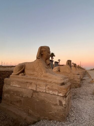 avenue of sphinx luxor temple