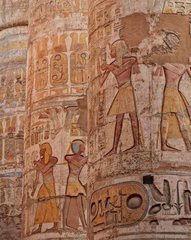 luxor temple egypt hieroglyphs