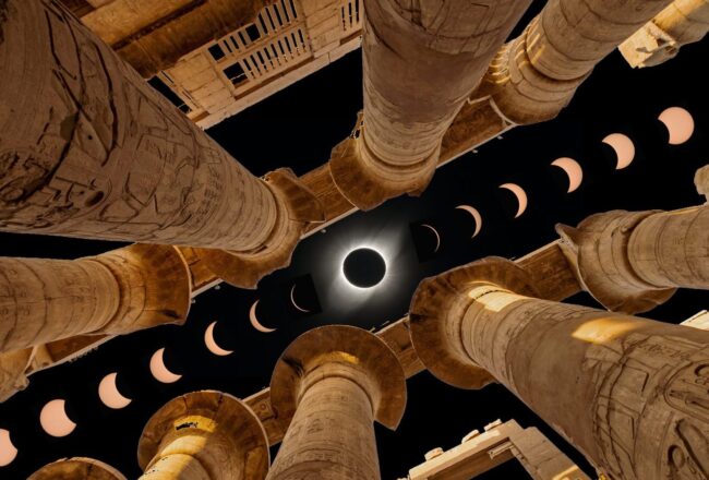Total Solar Eclipse Viewing at Karnak Temple